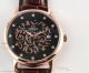 Perfect Replica Omega De Ville Rose Gold Smooth Bezel Black Diamond 40mm Watch (4)_th.jpg